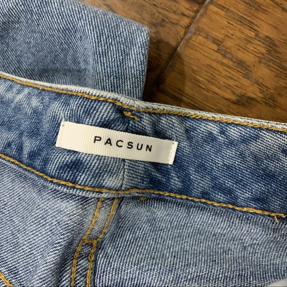 Pacsun patchwork dyed contrast paneled colorblock mom jean size 23 EUC - Picture 8 of 9